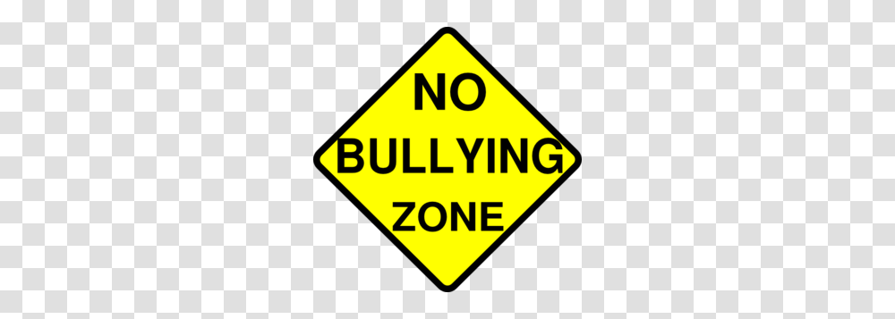 No Bullying Zone Clip Art, Sign, Road Sign, Vehicle Transparent Png