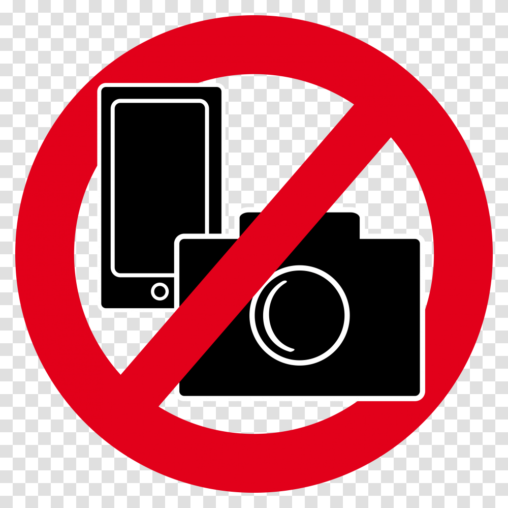 No Camera Phone, Label, Logo Transparent Png