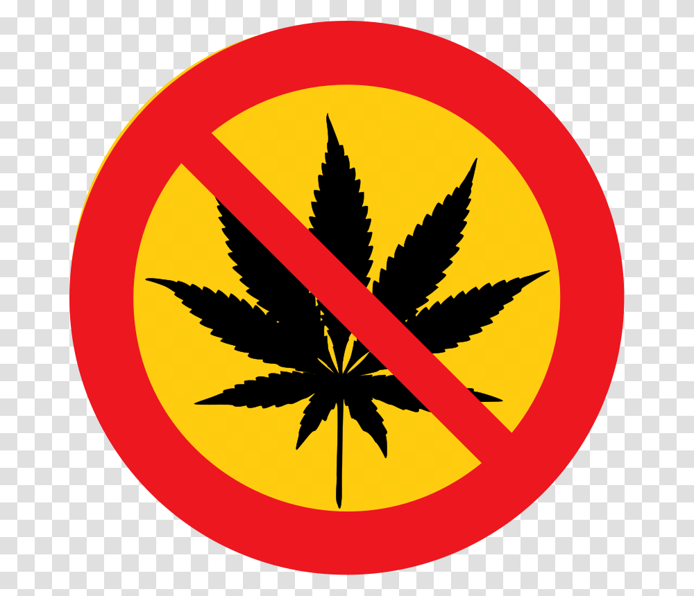 No Cannabis Clip Art Download, Logo, Trademark, Poster Transparent Png