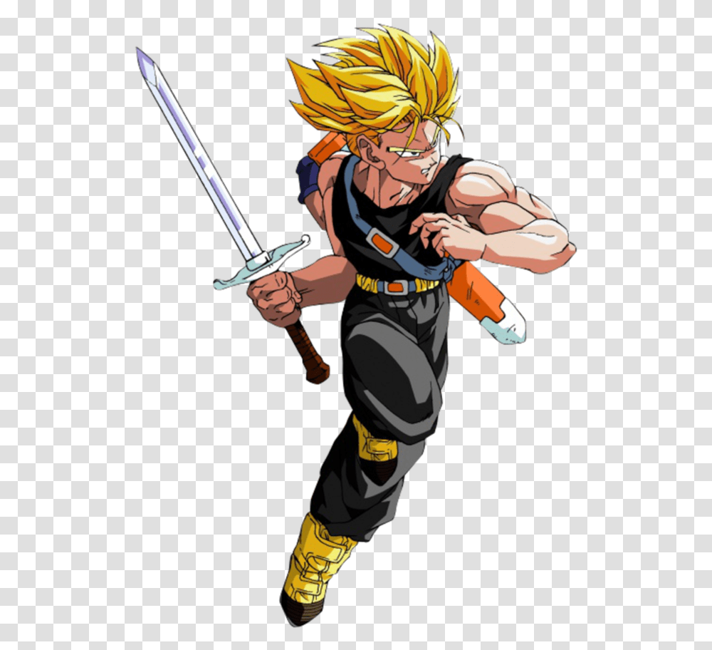 No Caption Provided Dragon Ball Z, Person, Human, Duel, Sword Transparent Png