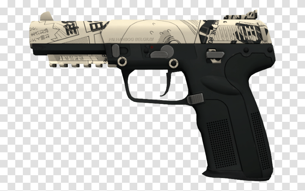 No Caption Provided Five Seven, Gun, Weapon, Weaponry, Rifle Transparent Png