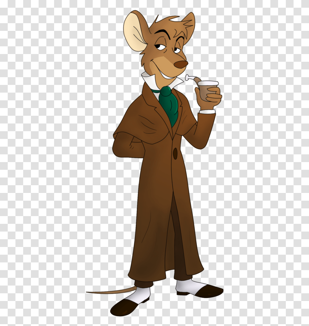 No Caption Provided Great Mouse Detective, Overcoat, Person, Suit Transparent Png