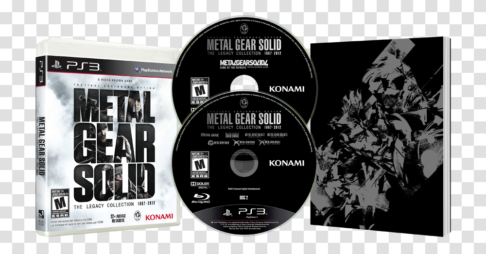 No Caption Provided Metal Gear Solid Collection Legacy Edition, Disk, Dvd Transparent Png