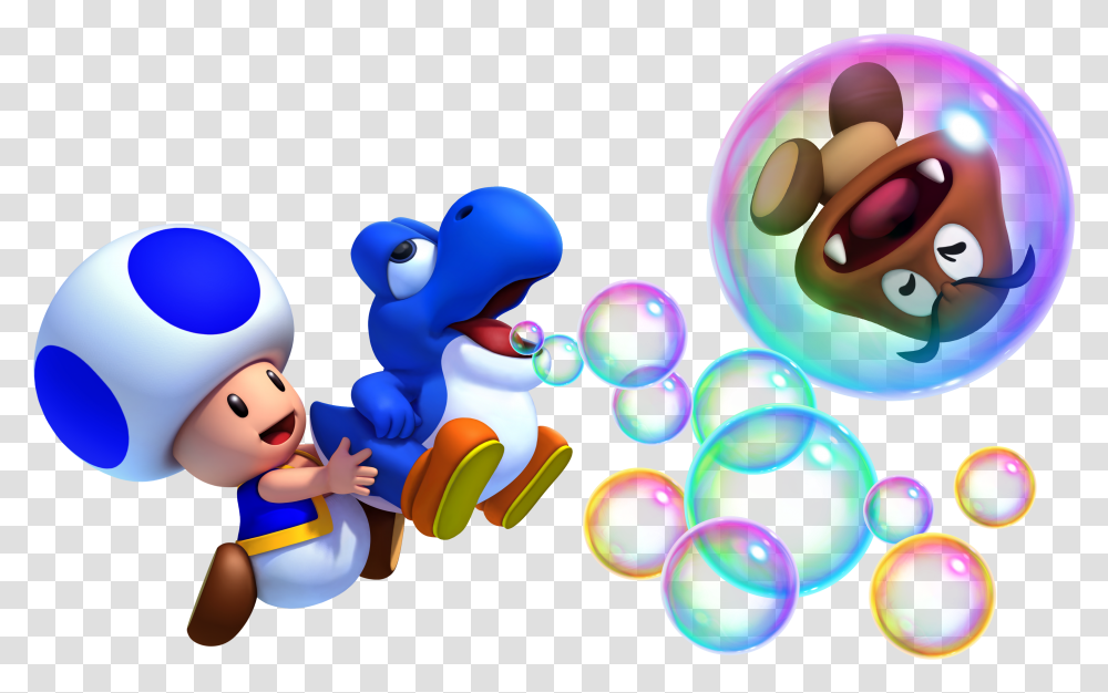 No Caption Provided New Super Mario Bros U Blue Yoshi Transparent Png