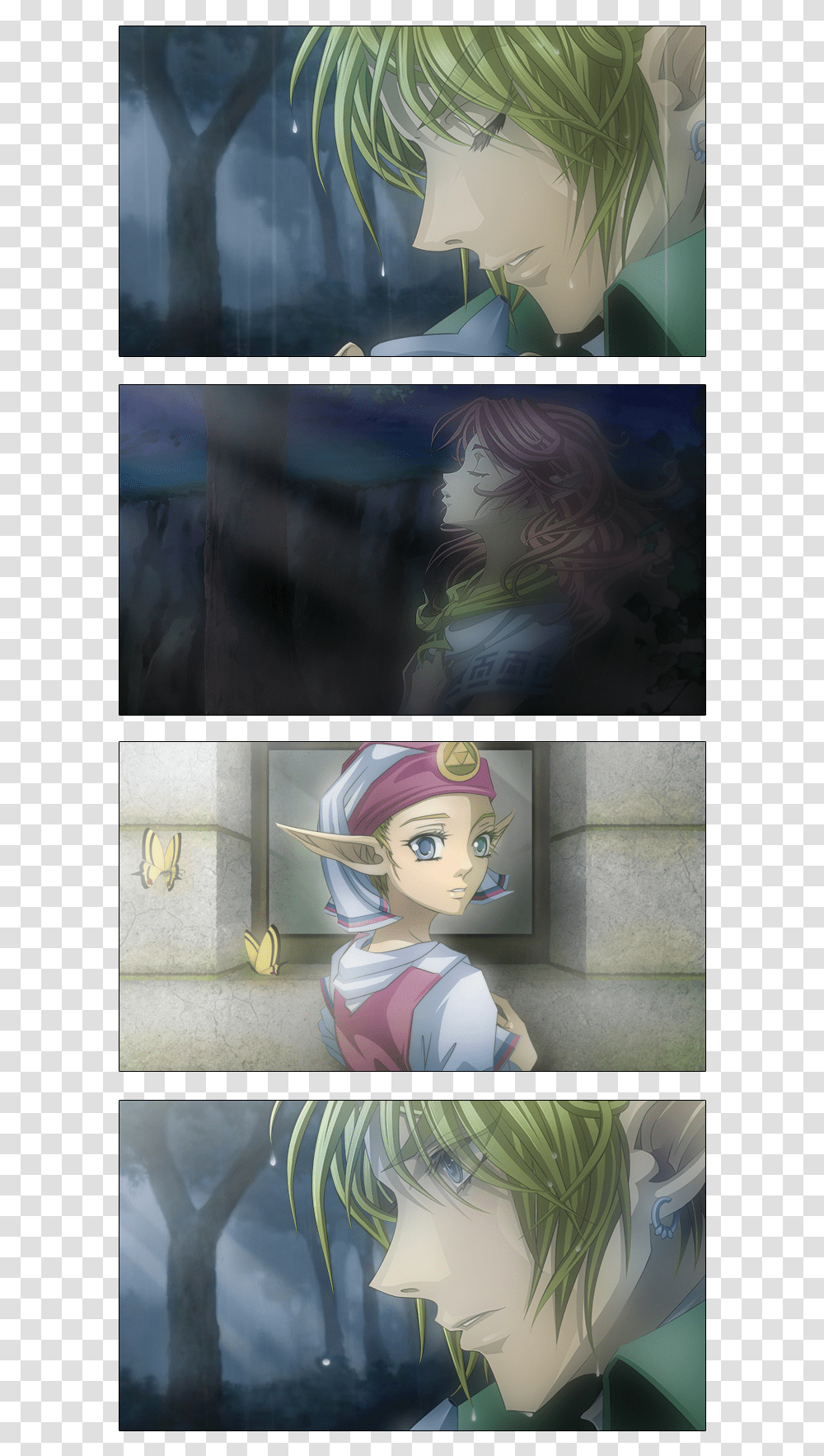 No Caption Provided Princess Zelda Ocarina Of Time Anime, Collage, Poster, Advertisement, Doll Transparent Png