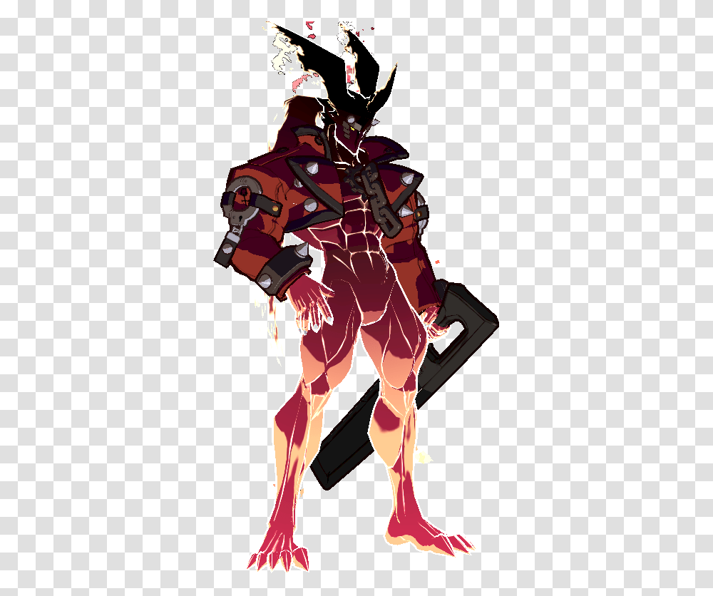 No Caption Provided Sol Badguy Demon Form, Person, Costume Transparent Png