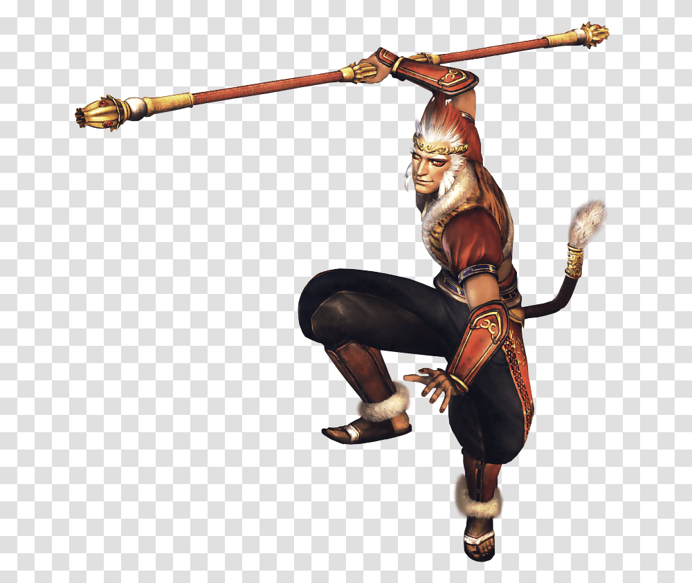 No Caption Provided Sun Wukong Warriors Orochi, Person, Bow, Costume, Ninja Transparent Png