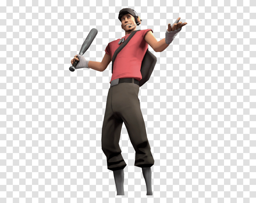 No Caption Provided Team Fortress 2 Scout, People, Person, Human, Helmet Transparent Png