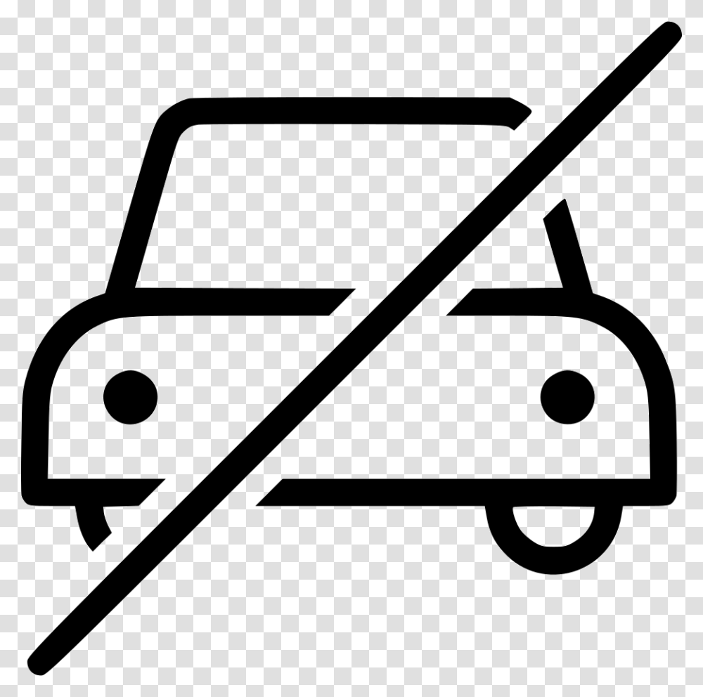 No Car Taxi Cab Vehicle Traffic Sign Frame Traffic Sign, Lawn Mower, Tool, Shovel, Stencil Transparent Png