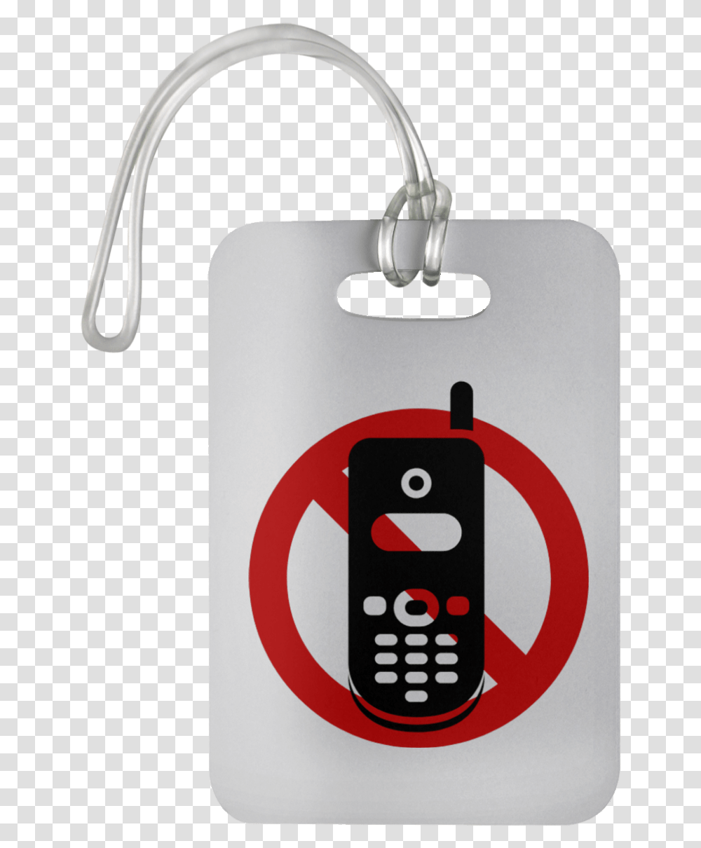 No Cell Phone Bag Tag 4655698 Vippng Keychain, Sink Faucet, Text, Electronics, Accessories Transparent Png