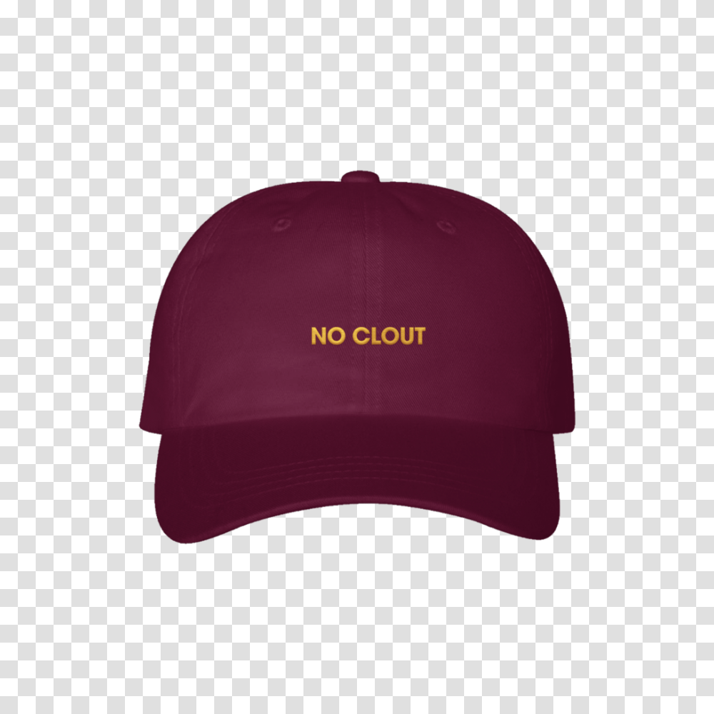 No Clout Dad Hat Maroon, Apparel, Baseball Cap Transparent Png