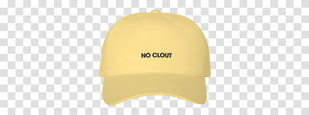 No Clout Dad Hat Yellow, Apparel, Baseball Cap Transparent Png