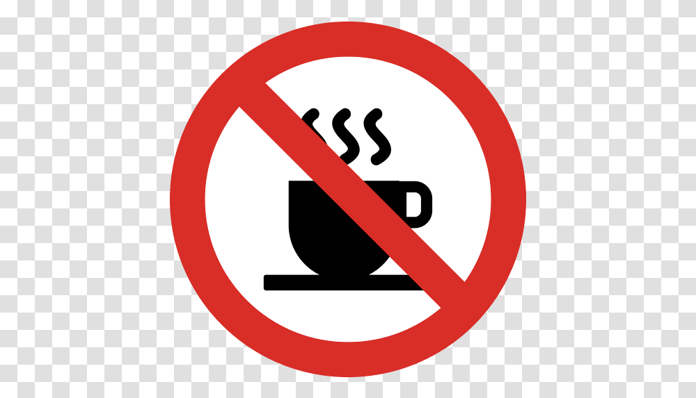 No Coffee Tea Icon And Svg Vector Free Download Language, Symbol, Road Sign, Stopsign Transparent Png