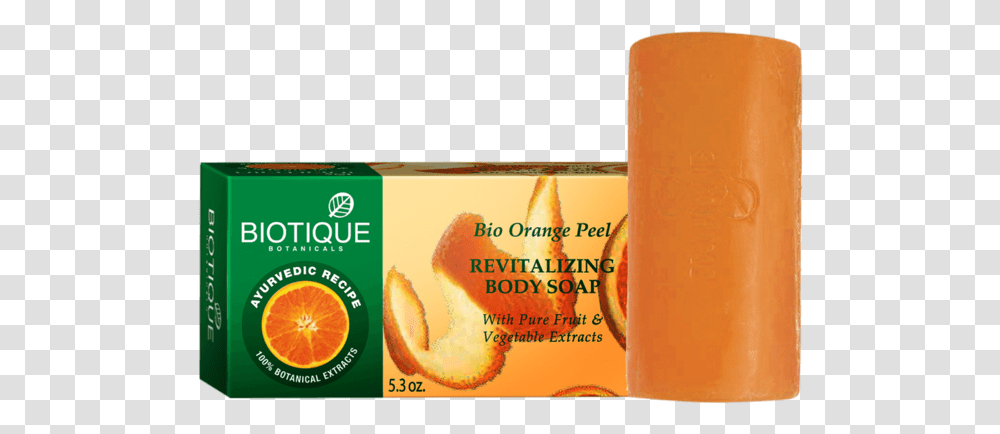 No Colourshower Gels Amp Creams Biotique Bio Orange Peel Revitalizing Body Soap, Juice, Beverage, Drink, Orange Juice Transparent Png