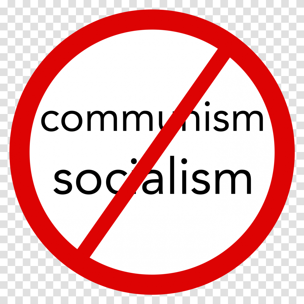 No Communism Socialism Cultural Marxism Product Line No Racism, Symbol, Road Sign, Stopsign Transparent Png