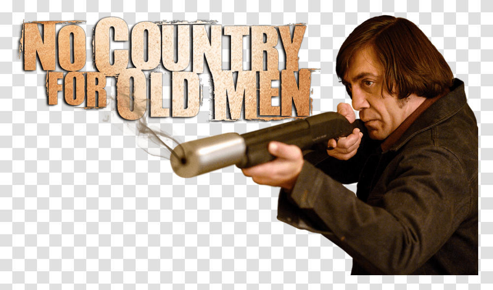 No Country For Old Men Icon, Person, Human, Gun, Weapon Transparent Png