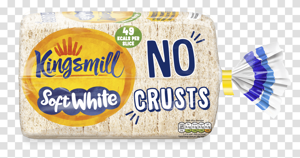 No Crusts Kingsmill Bakery No Crust Bread, Food, Plant, Cracker, Text Transparent Png