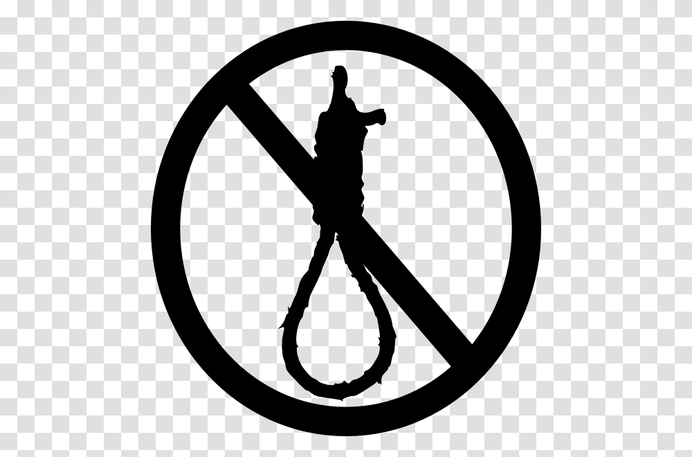 No Death Penalty Sign Clip Art, Logo, Trademark, Stencil Transparent Png