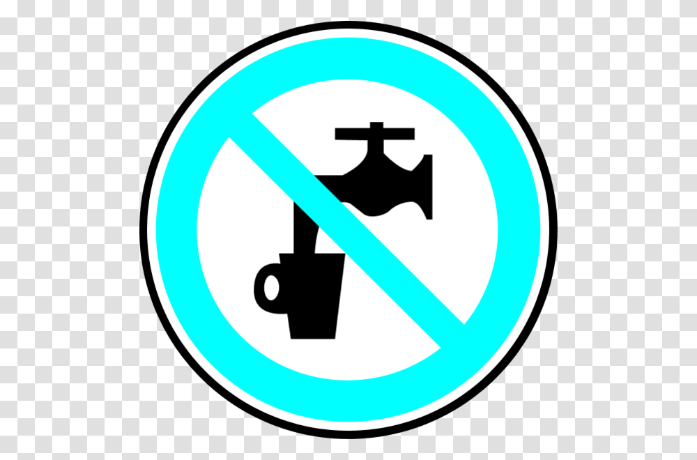 No Drinking Water Clip Art, Sign, Number Transparent Png