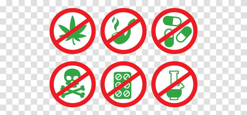 No Drugs Dish Burger, Symbol, Sign, Road Sign, Lunch Transparent Png