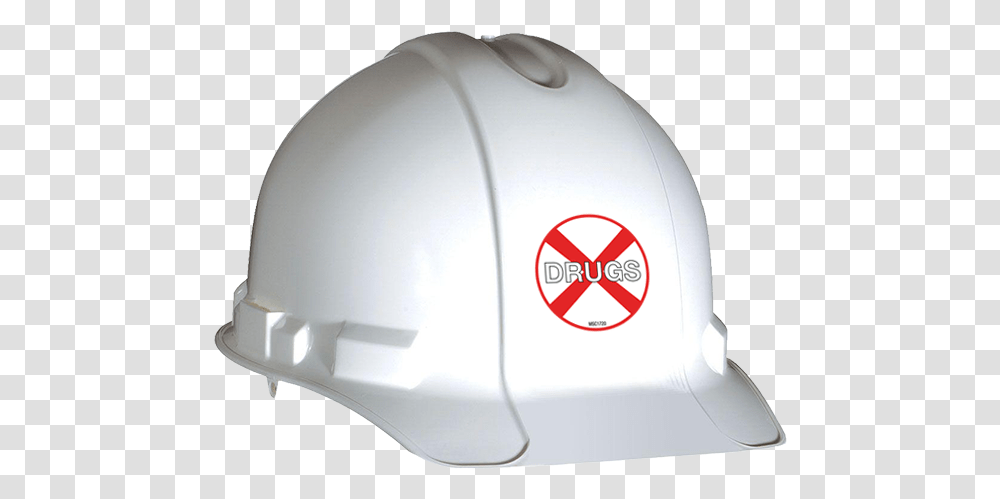 No Drugs Hard Hat Emblem, Apparel, Helmet, Hardhat Transparent Png