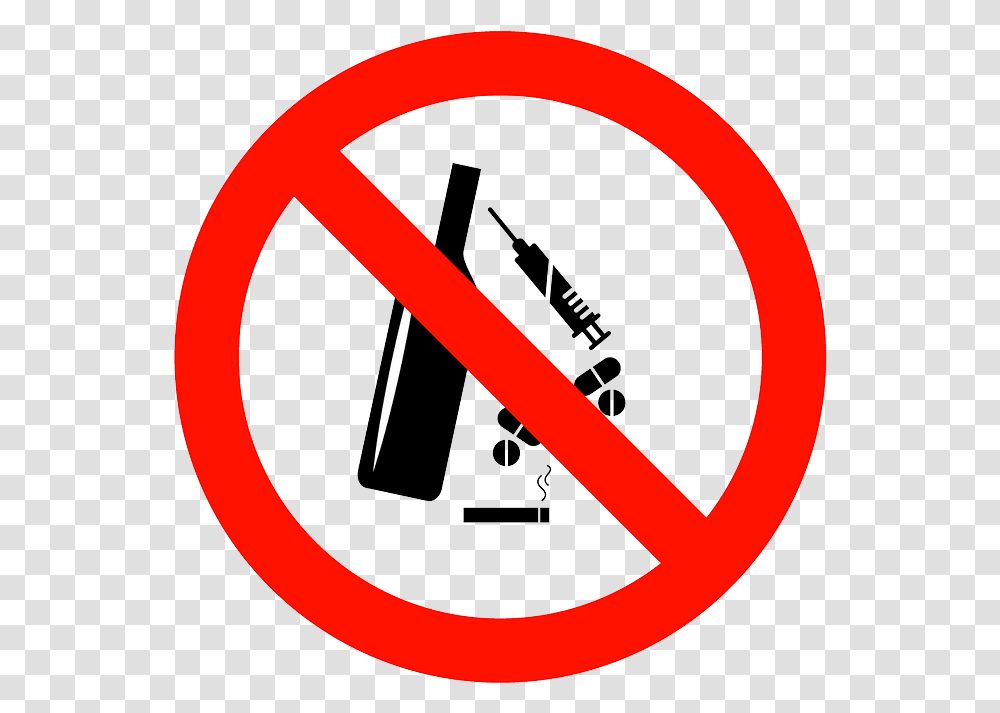 No Drugs, Road Sign, Dynamite, Bomb Transparent Png