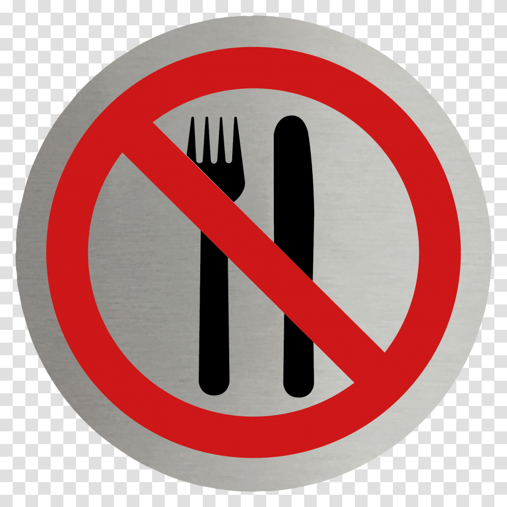 No Eating In The Kitchen, Road Sign, Stopsign Transparent Png