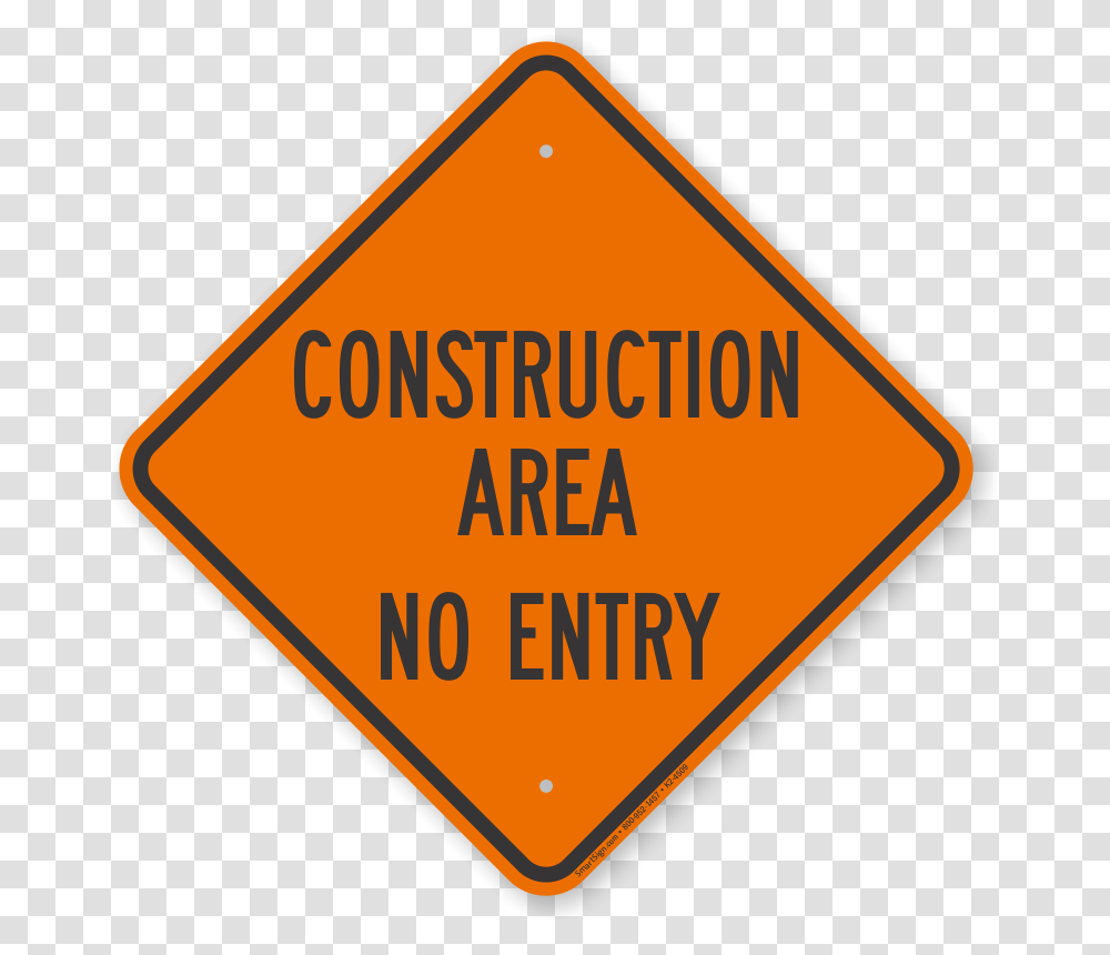 No Entry Construction Area Sign Traffic Sign, Road Sign, Stopsign Transparent Png