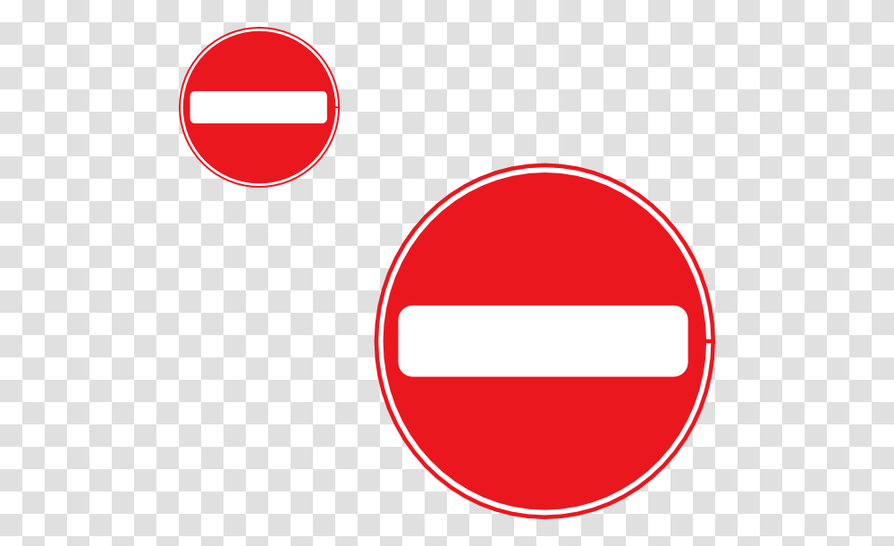 No Entry Sign Clear Background, Road Sign Transparent Png