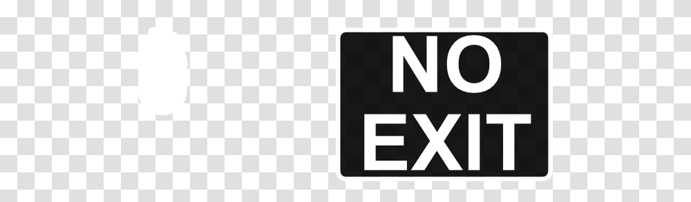 No Exit Sign Clip Art Free Vector, Label, Logo Transparent Png