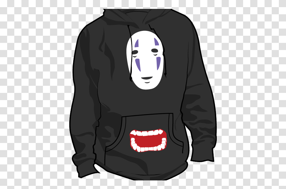 No Face Hoodie Hoodie Jacket Template Green, Apparel, Sweatshirt, Sweater Transparent Png