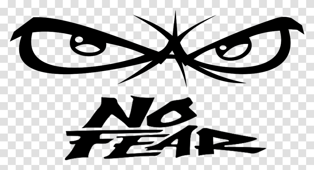 No Fear Clipart No Fear Eyes, Spider Web, Stencil, Gun Transparent Png