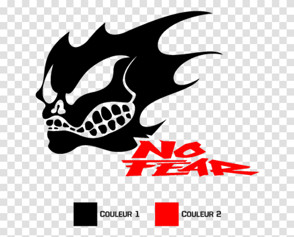 No Fear Skull Sticker 3 Sticker No Fear Logo, Text, Graphics, Art, Symbol Transparent Png