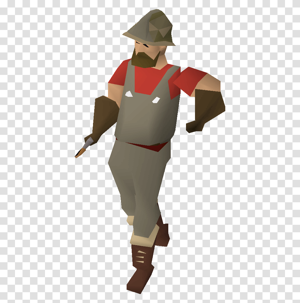 No Fingers' Osrs Wiki Illustration, Costume, Person, People, Apron Transparent Png
