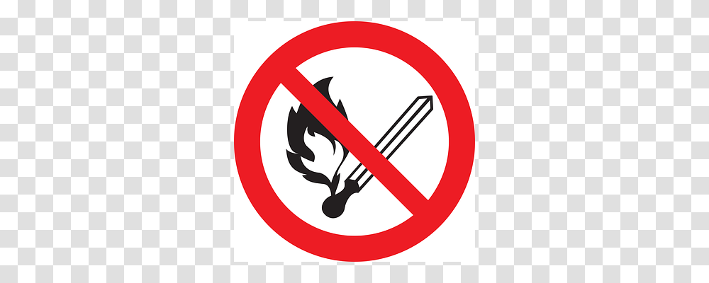 No Fire Symbol, Road Sign, Stopsign, Arrow Transparent Png