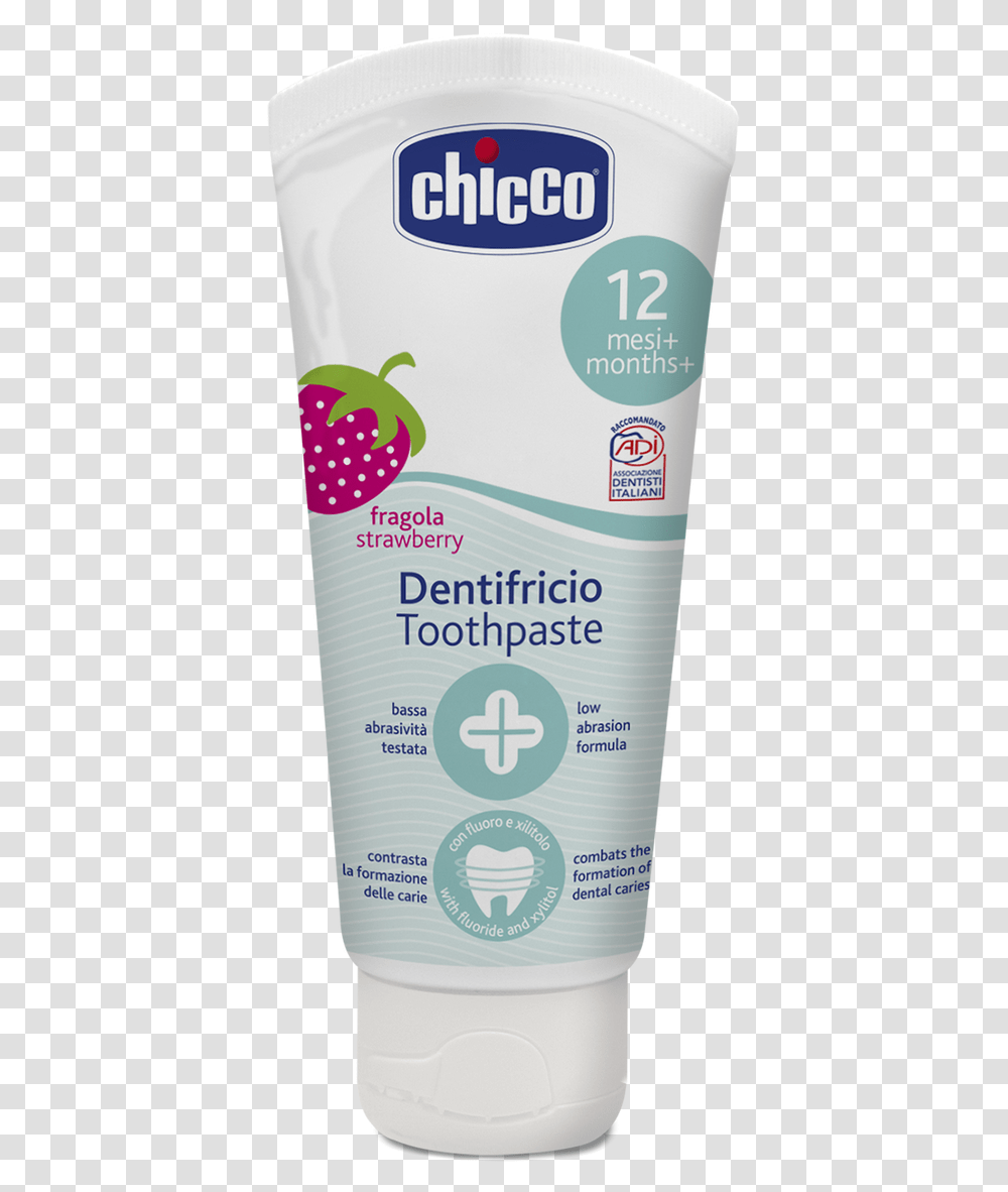 No Fluoride Chicco Toothpaste, Bottle, Cosmetics, Sunscreen, Lotion Transparent Png