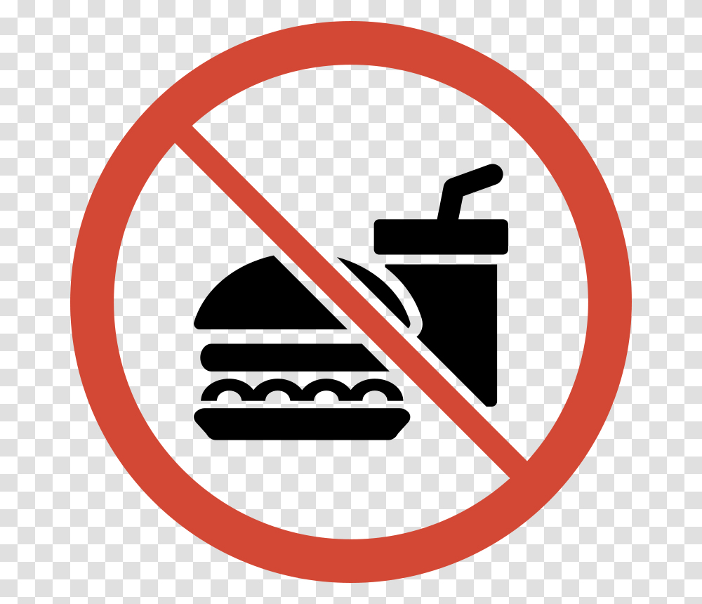 No Food Clipart, Sign, Road Sign, Stopsign Transparent Png