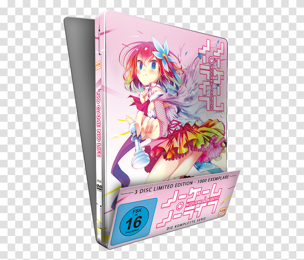 No Game Life Episode 1 12 Die Gesamtedition Im Limitierten Futurepak Dvd Fictional Character, Manga, Comics, Book, Text Transparent Png