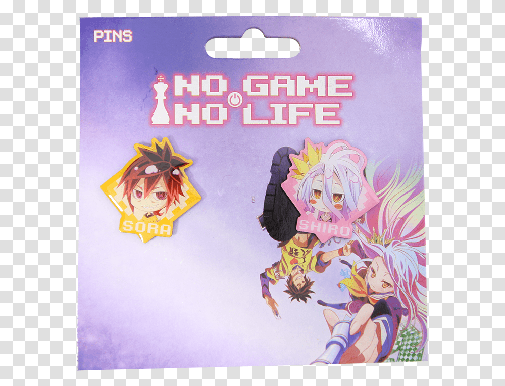No Game Life Pin Set Fictional Character, Poster, Advertisement, Manga, Comics Transparent Png