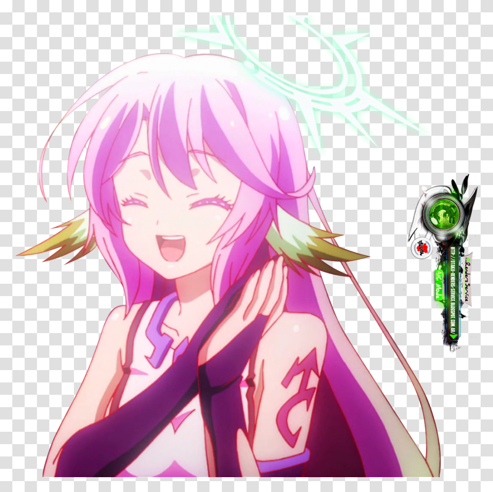 No Game No Life Jibril Phone, Manga, Comics, Book, Person Transparent Png