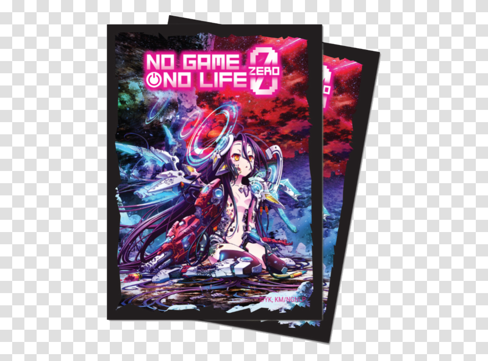 No Game No Life Zero, Poster, Advertisement, Book, Person Transparent Png
