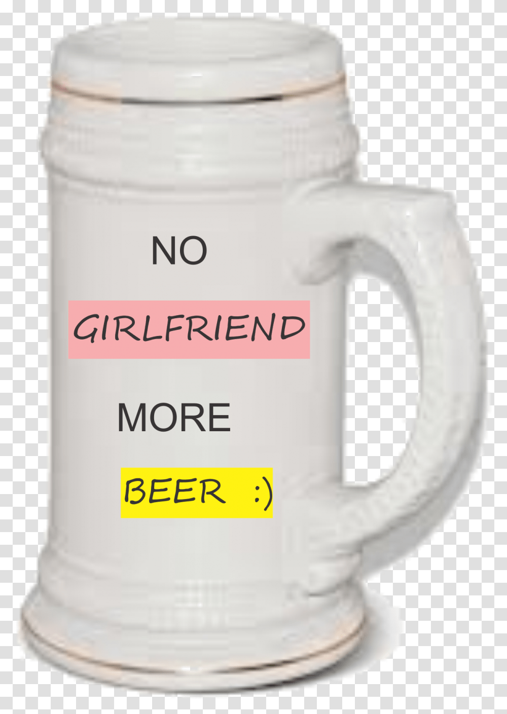 No Girlfriend More Beer Mug Beer Stein, Jug, Cup, Coffee Cup, Glass Transparent Png