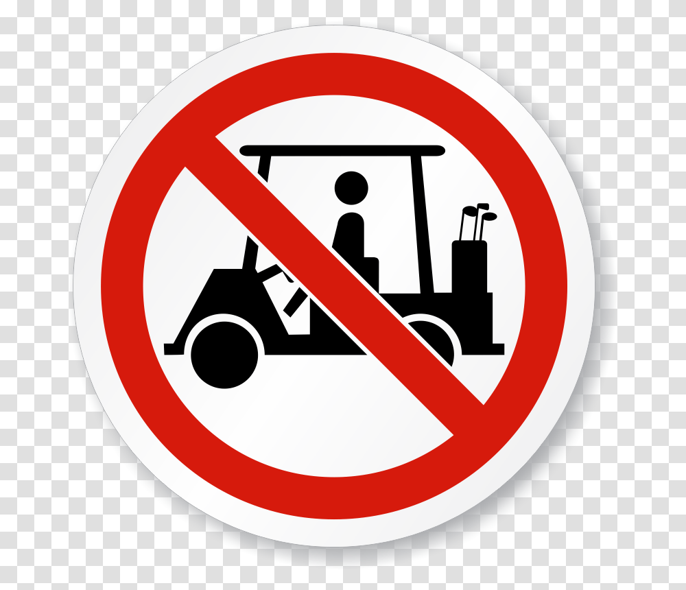 No Golf Cart Symbol Iso Prohibition Circular Sign Sku Is, Road Sign, Stopsign Transparent Png