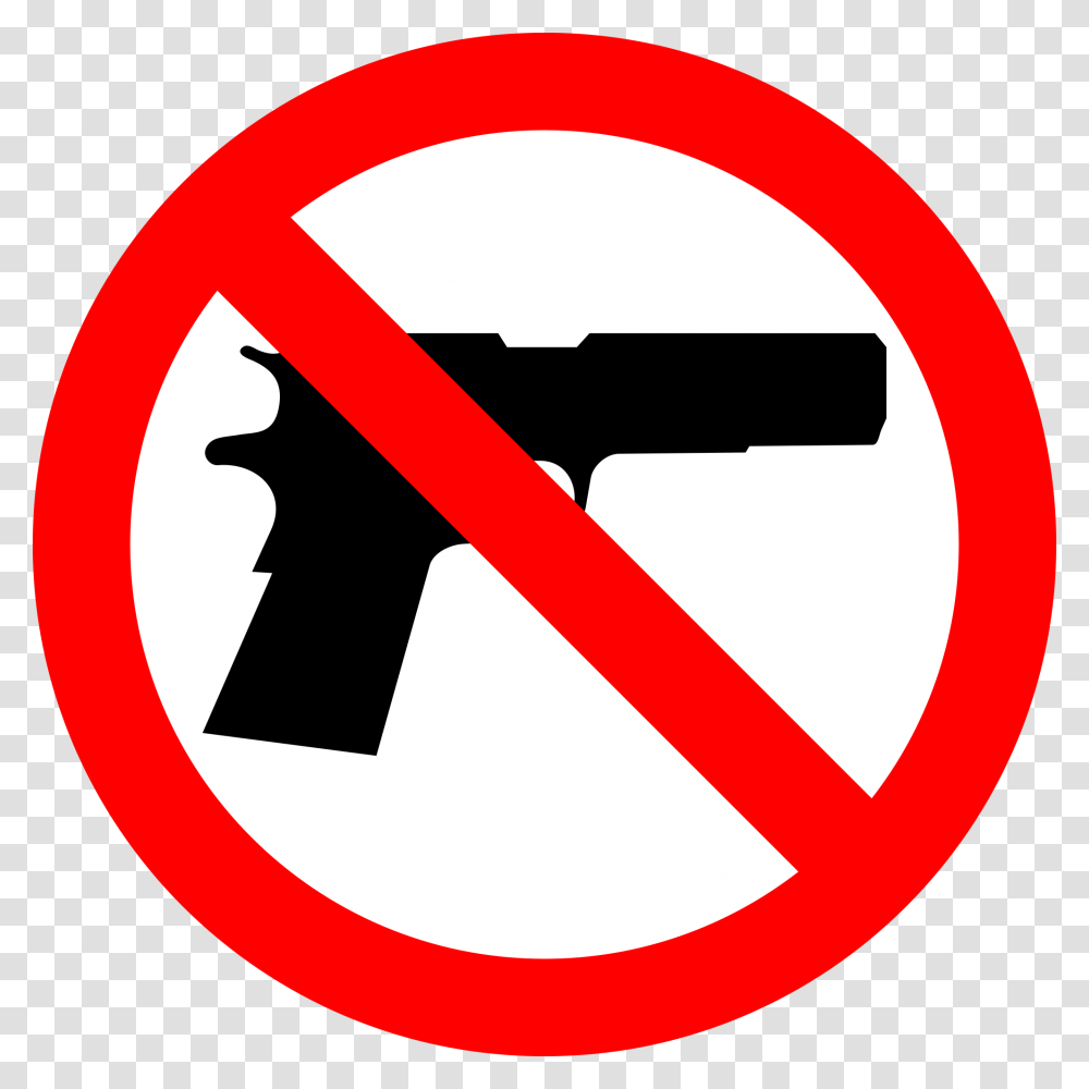 No Guns No Gun, Symbol, Road Sign, Axe, Tool Transparent Png