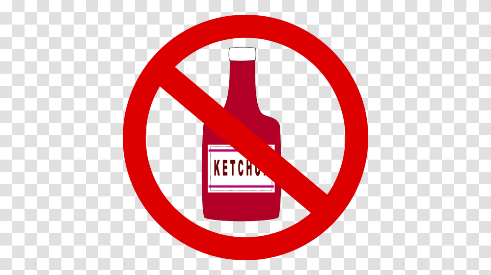 No Ketchup Vector Clip Art, Food, Label Transparent Png