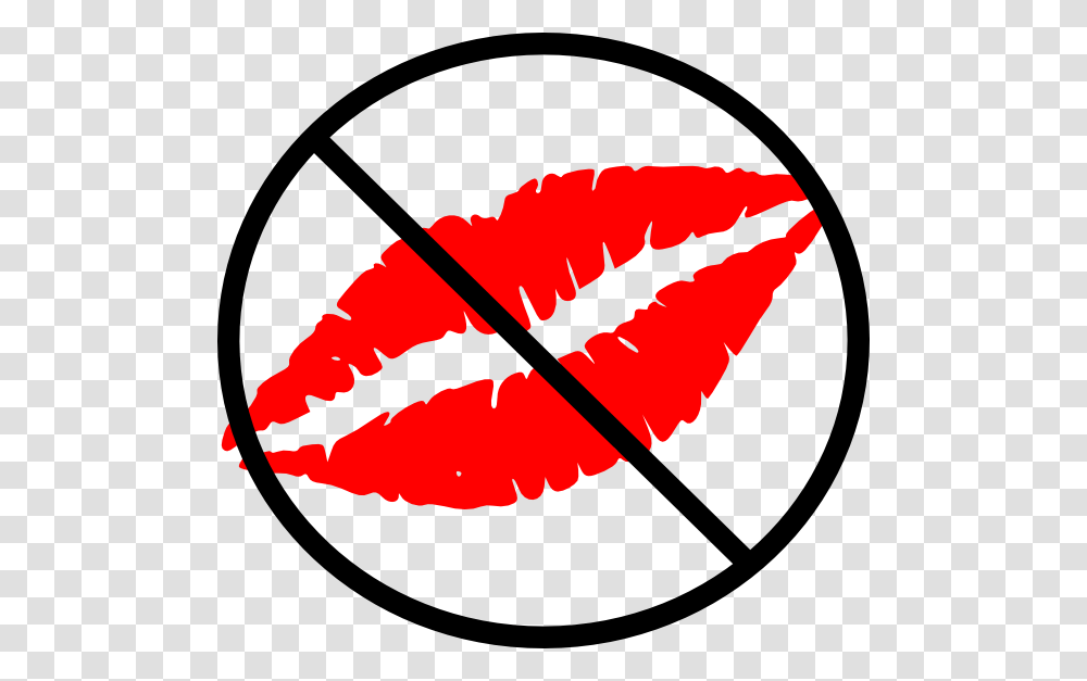 No Kiss Zone Clip Art, Label, Food, Mouth Transparent Png