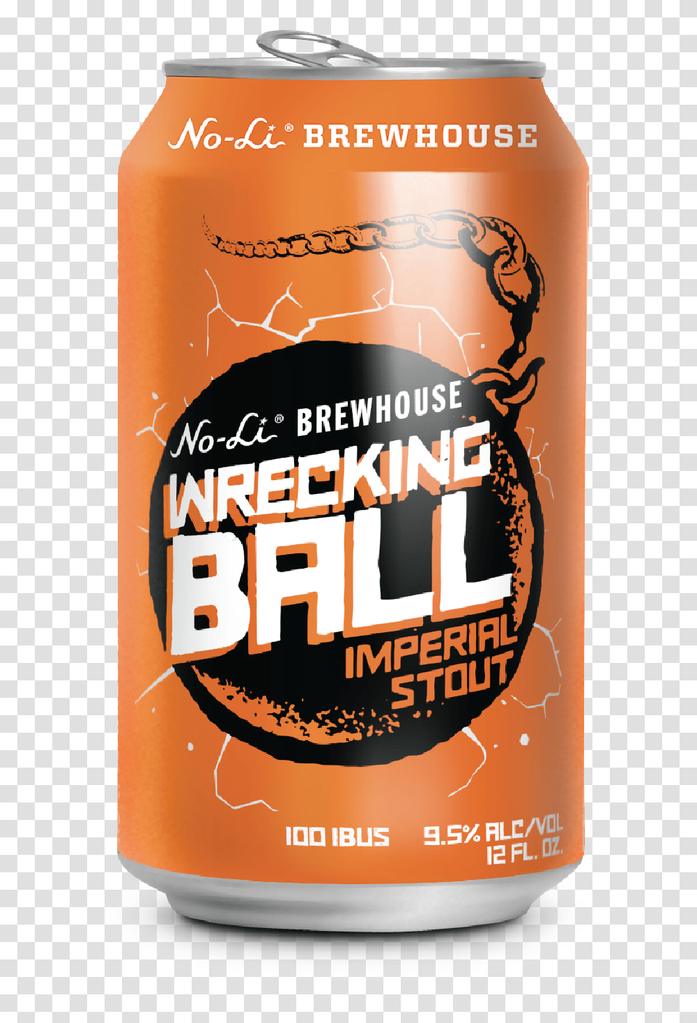 No Li Brewhouse Releases New Wrecking Ball Imperial Guinness, Beverage, Drink, Bottle, Lager Transparent Png