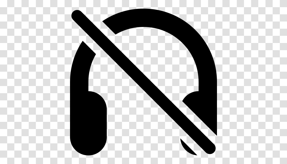 No Listening Listening Music Icon With And Vector Format, Gray, World Of Warcraft Transparent Png