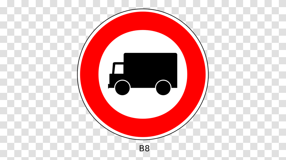 No Lorries Traffic Order Sign Vector Illustration, Road Sign, Stopsign Transparent Png