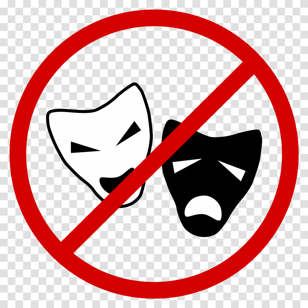 No Masks Sign, Recycling Symbol, Logo, Trademark Transparent Png